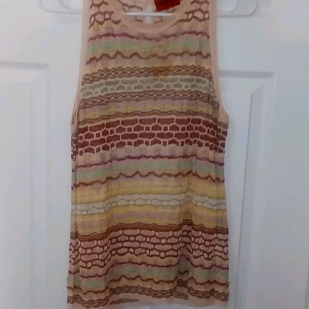 Missoni knit tank top